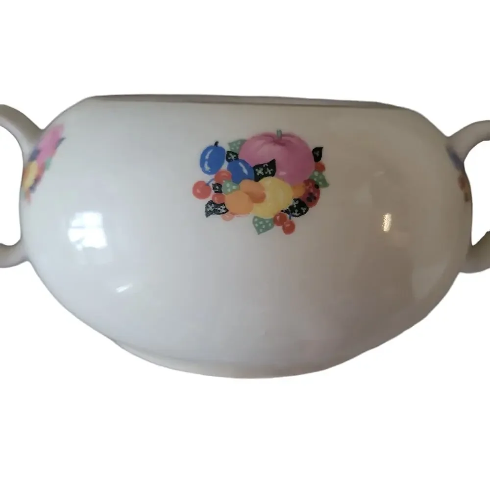 Vintage 30s Country Gentleman by Cavitt Shaw WS‎ George Sugar Bowl and Creamer